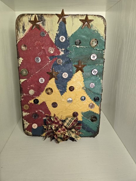 Rustic Trees shelve sitter