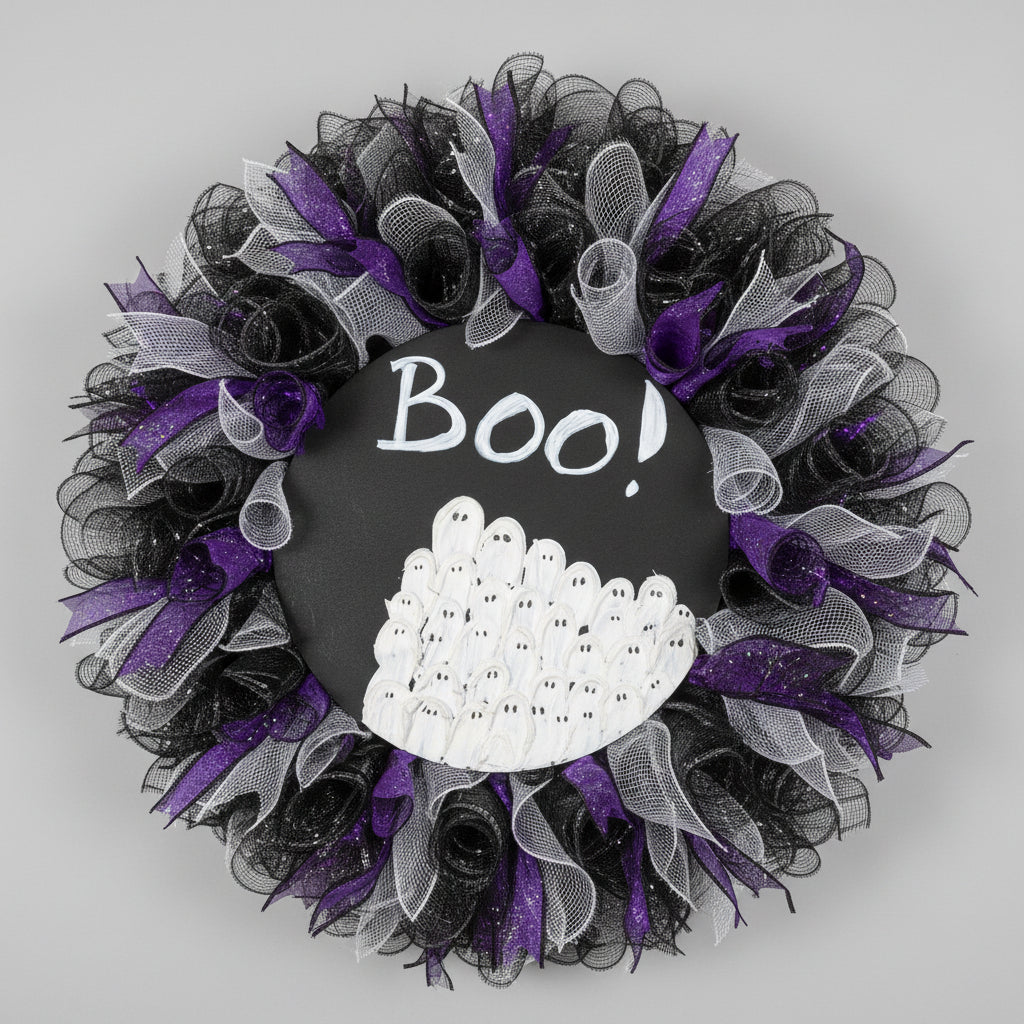 Boo Wreath