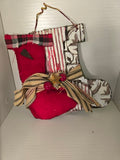 three stocking Christmas hanger