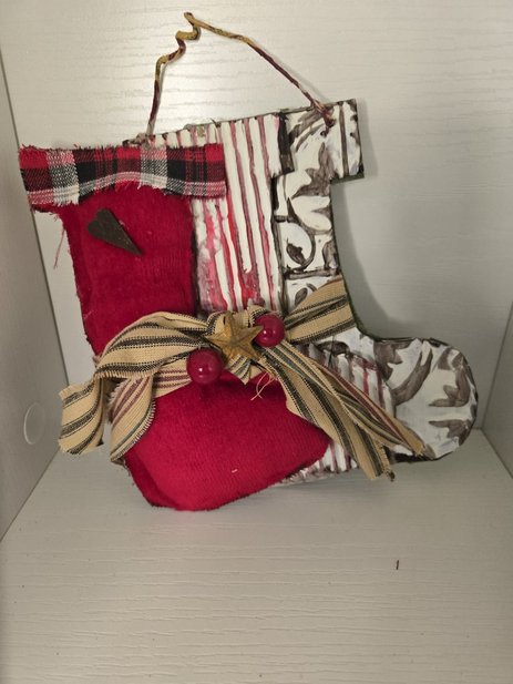 three stocking Christmas hanger